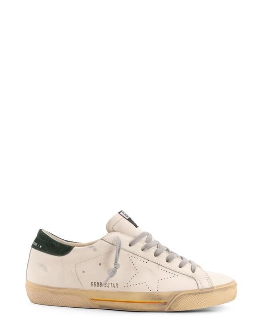Golden Goose Deluxe Brand Natural Super-Star Skate Leather Low-Top Sneakers for men