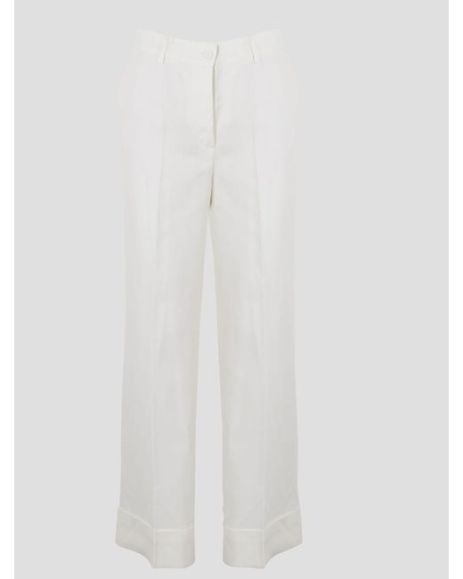 P.A.R.O.S.H. White Raisa Pant