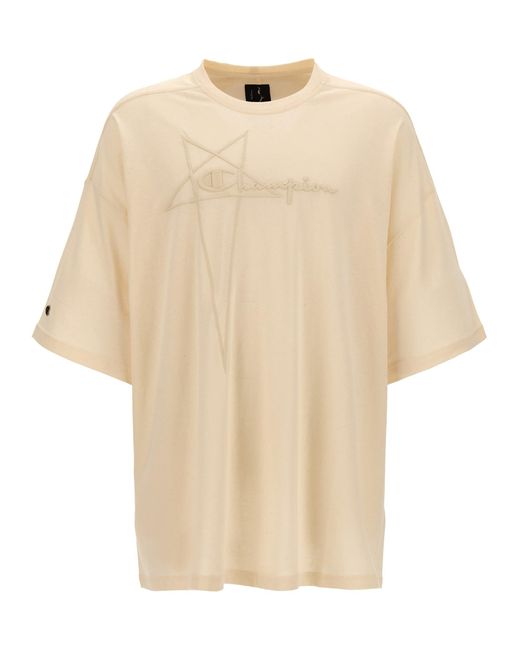 Rick Owens Natural X Champion 'Tommy T' T-Shirt for men