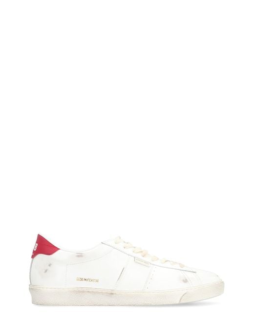 Golden Goose Deluxe Brand White Matchstar Low-Top Sneakers for men