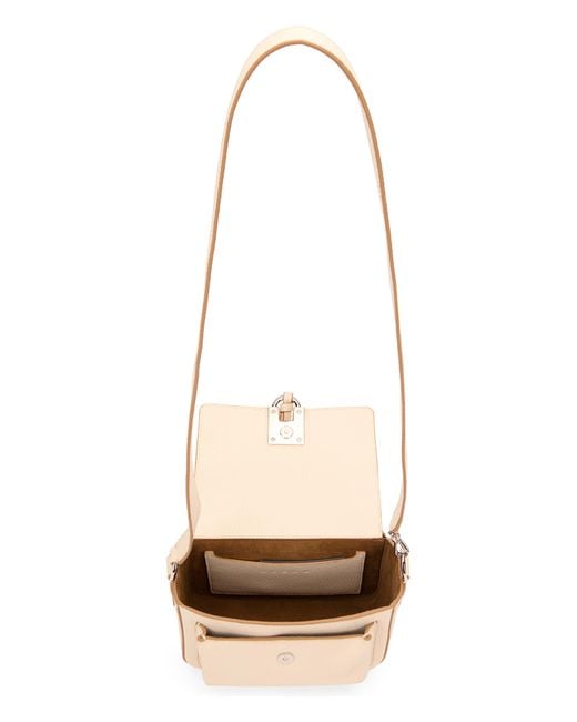 Hogan Natural Shoulder Bag Trend Flap Leather