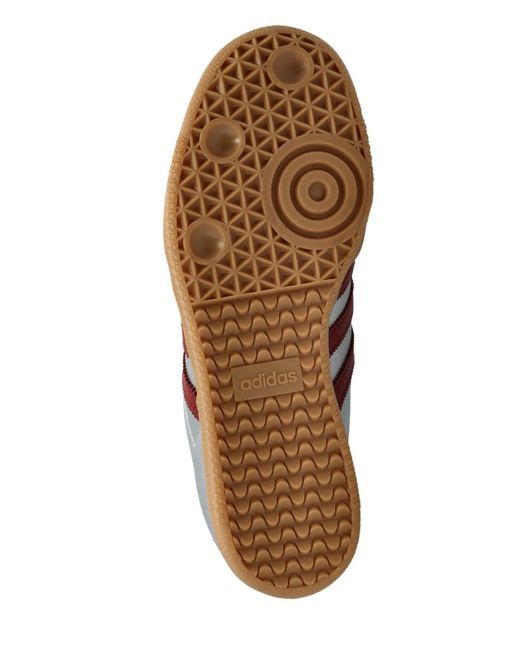 Adidas Red Samba Long Tongue Shoes