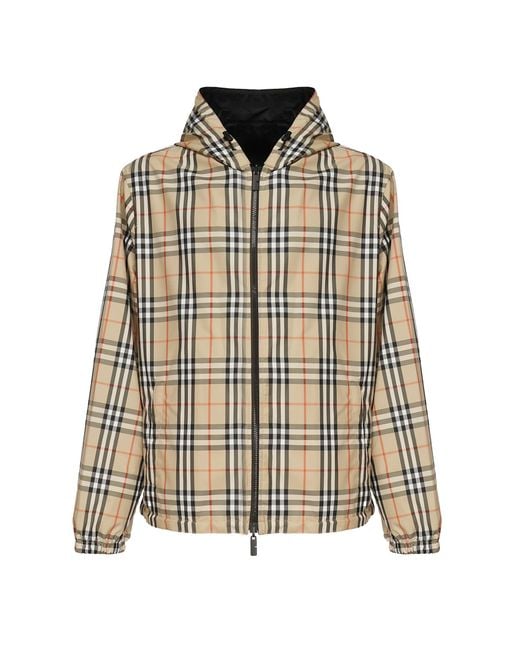 Burberry Multicolor Reversible Check Jacket for men