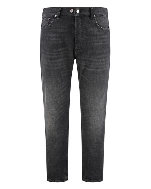 Department 5 Gray Jeans Relaxed Fit Musso Cotton Regular & Straight-Leg for men