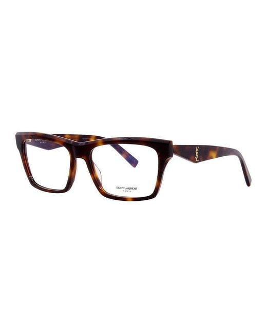Saint Laurent Brown Sl M104 Celluloid Occhiali Vista