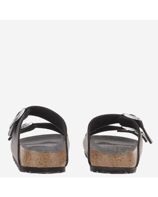 Birkenstock Black Sandals Arizona Suede Leather