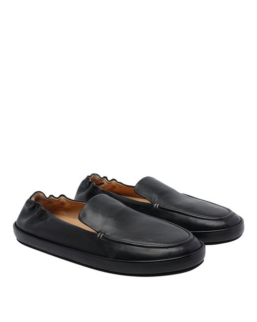 Marsèll Black Flat Shoes Calf Leather/Rubber Sole for men