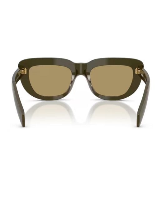 Prada Green Pr D07S Acetato Sunglasses