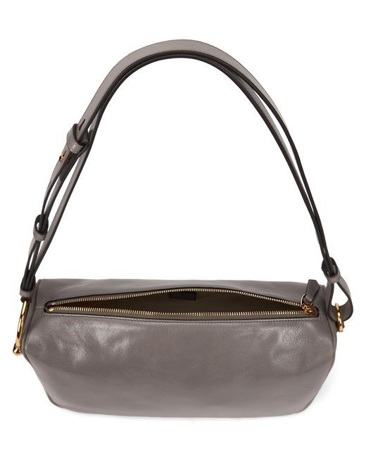 Gucci Metallic Shoulder Bag Smooth Leather Calf Skin Handbags