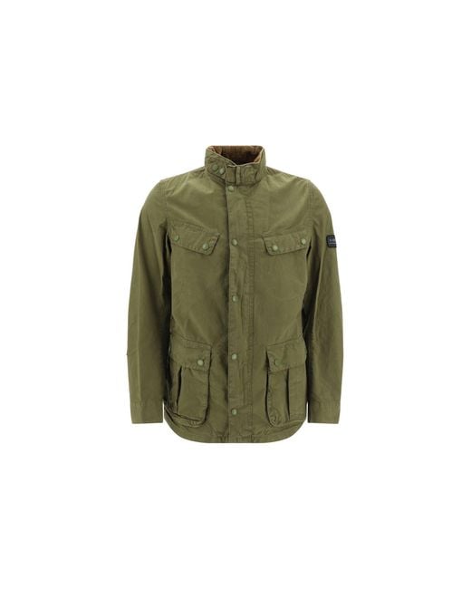 Barbour Summer Wash Duke Jacket in Green for Men | Lyst