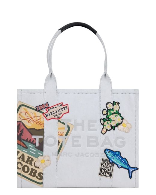 Marc Jacobs Blue Tote Bag Cotton