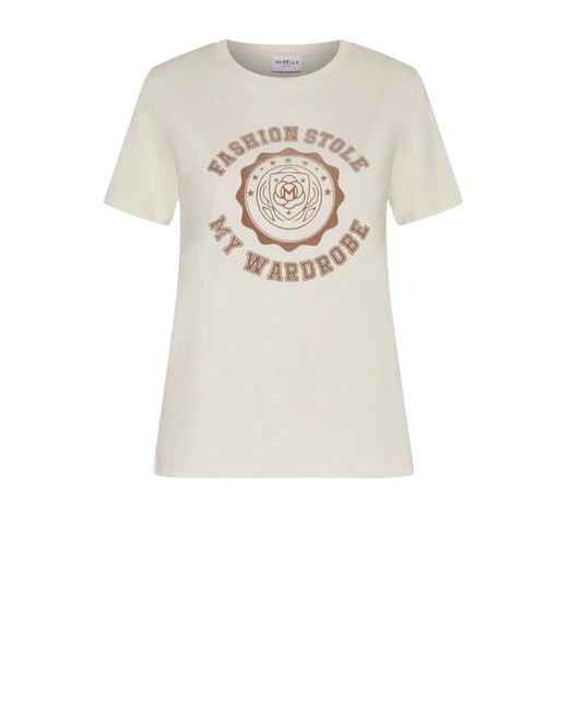 Marella White T-Shirts And Polos