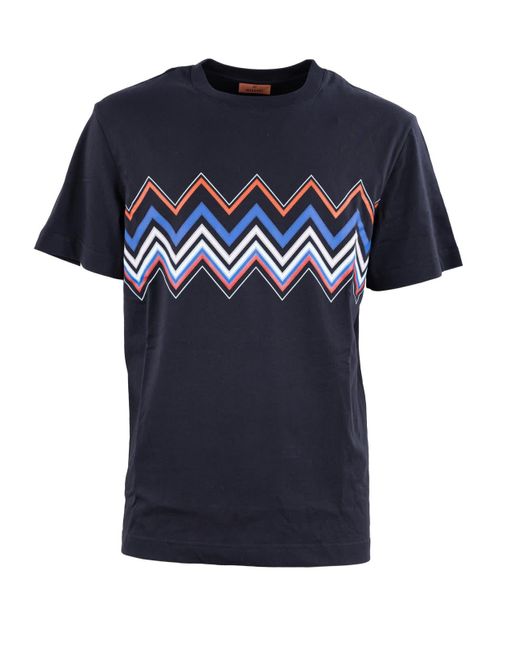 Missoni Blue T-Shirts And Polos for men