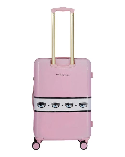 Chiara Ferragni Pink Suitcases