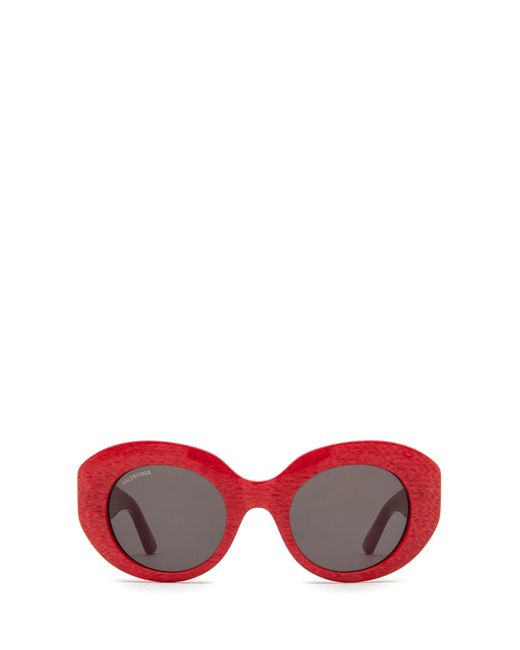 Balenciaga Red Sunglasses