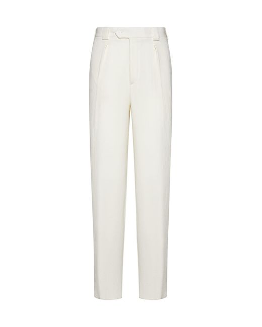 Giorgio Armani White Trousers for men