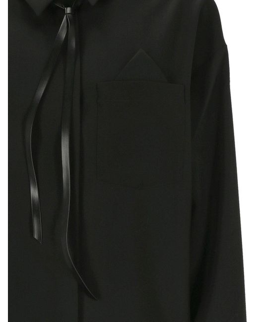 Sportmax Black Mappa Oversized Shirt