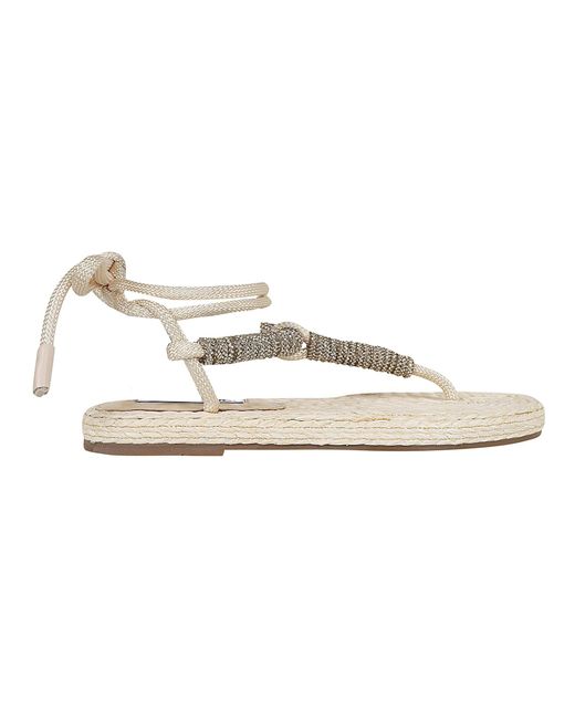 Aquazzura White Thong Sandal