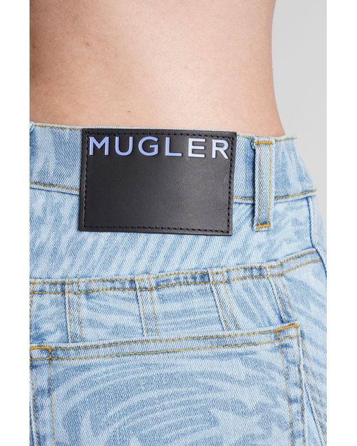 Mugler Blue Jeans