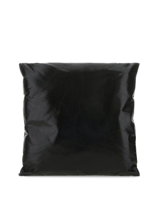 Bottega Veneta Black Leather Pillow Clutch