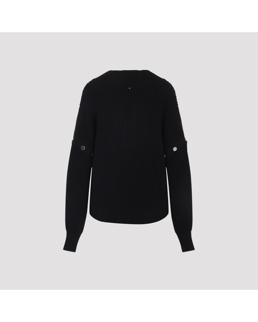 Sportmax Black Tay Virgin Wool Pullover