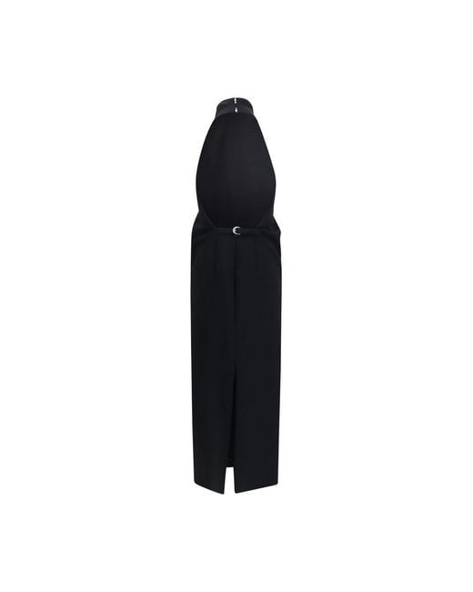 Khaite Black Polyester Cocktail Dress