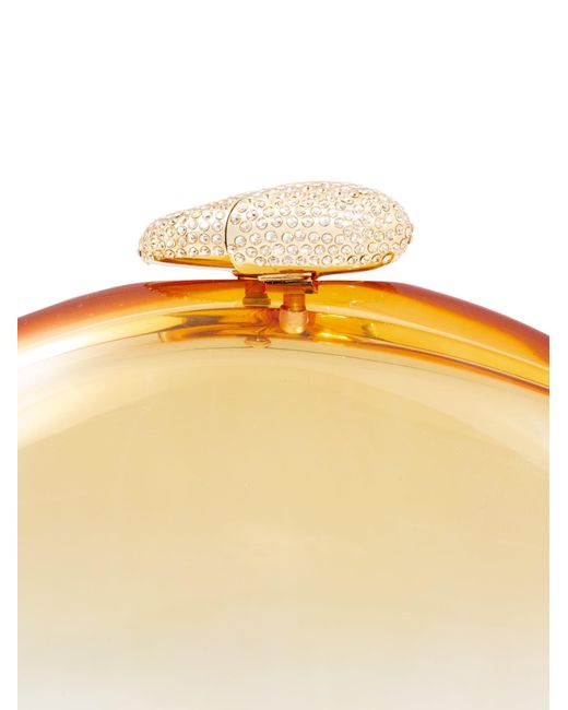 Benedetta Bruzziches Yellow Clutch Ariel Acrylic Bags