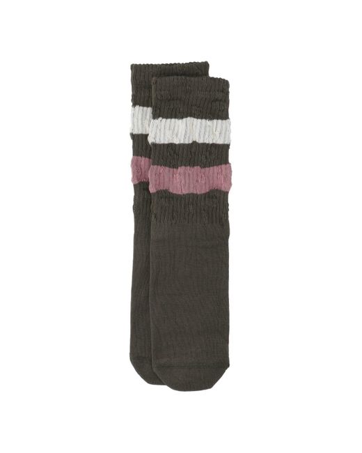 Golden Goose Deluxe Brand Black Striped Detail Socks