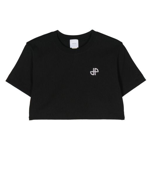 Patou Black Organic Cotton T-Shirt