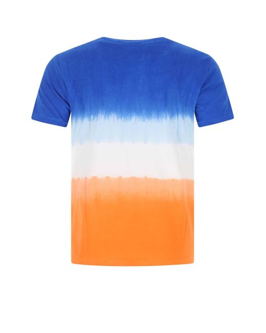 Polo Ralph Lauren Orange Multicolor Cotton T-shirt for men