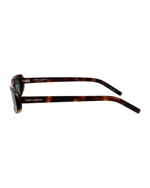 Saint Laurent Multicolor Sunglasses Havana Acetate