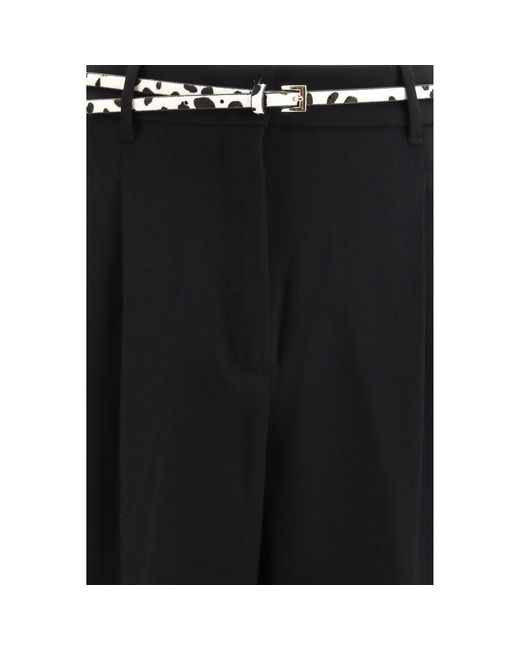 Max Mara Black Triacetate Dress Pants