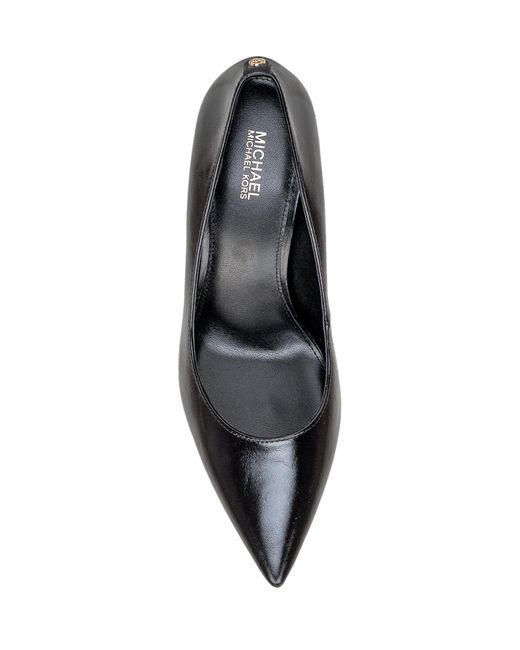 MICHAEL Michael Kors Heel Shoes Clara Mid Pump in Black | Lyst