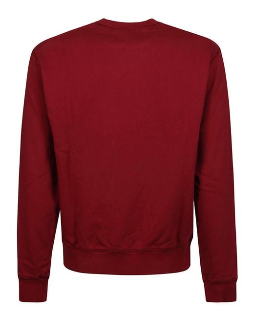 DSquared² Red Cool Fit Sweatshirt for men
