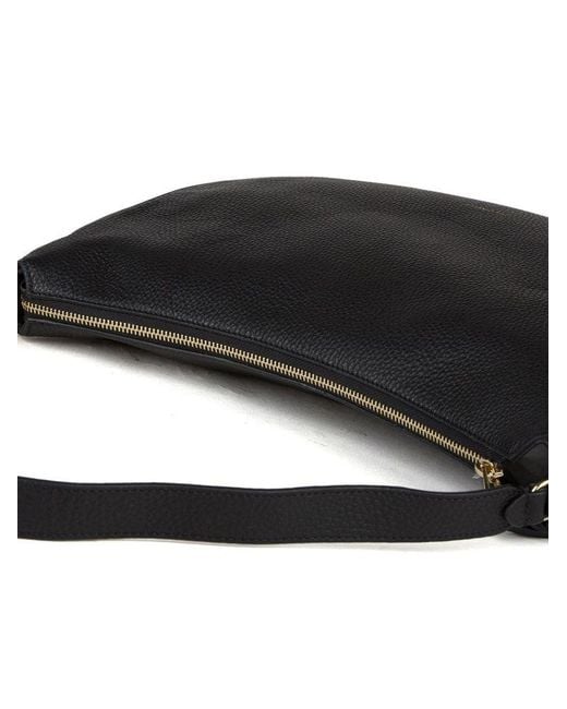 Coccinelle Black Shoulder Bag Cowhide Shoulder-Bags