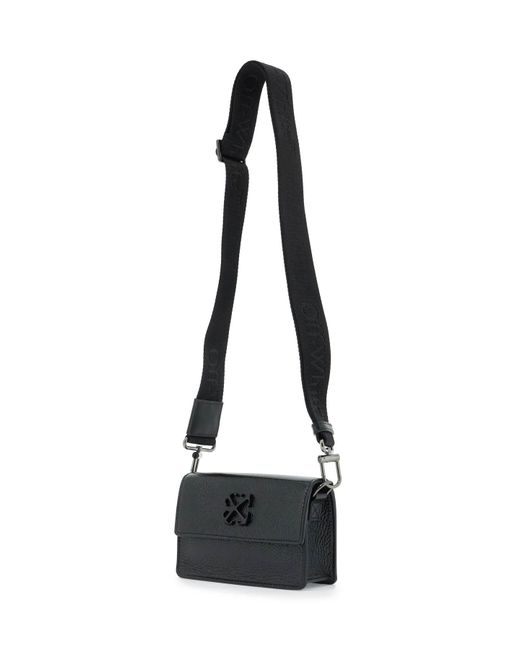 Off-White c/o Virgil Abloh Black Soft Mini Jitney Shoulder Bag for men