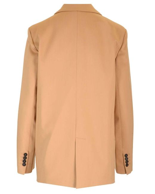 Forte Forte Natural Viscose Wool Chic Twill Jacket