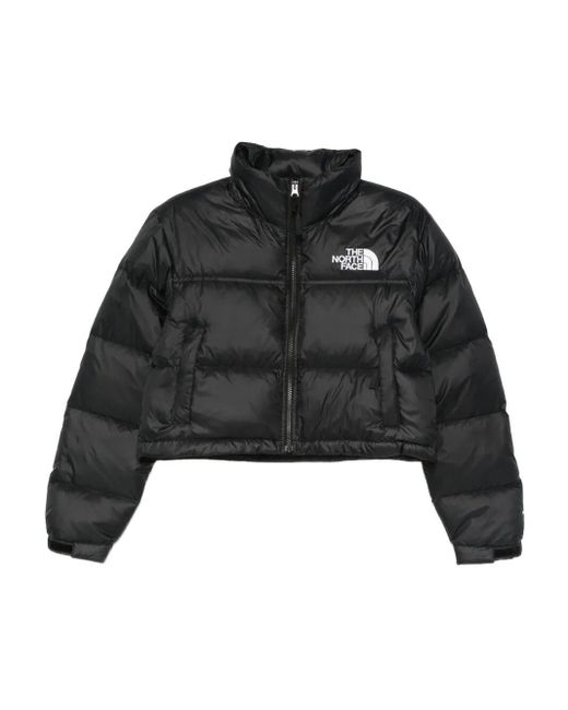 The North Face Black Cropped Puffer Jacket