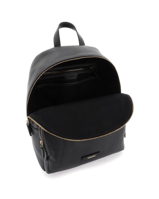 Versace Black Medusa Biggie Backpack for men