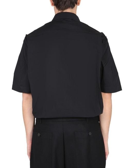 Fred Perry Black Shirt With Patch for men