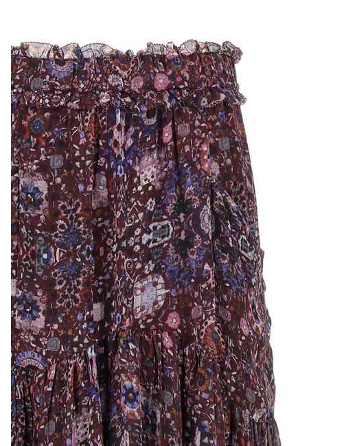 Isabel Marant Purple 'Besma' Skirt