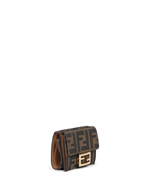 Fendi Multicolor Baguette Micro Trifold Wallet