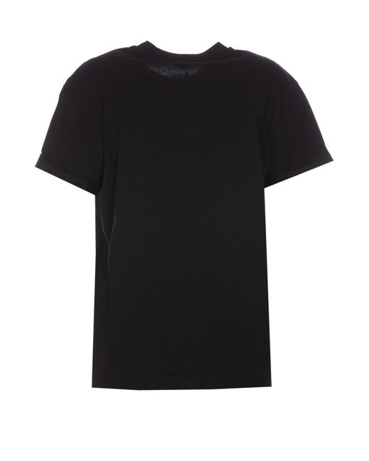 Stella McCartney Black T-shirts And Polos