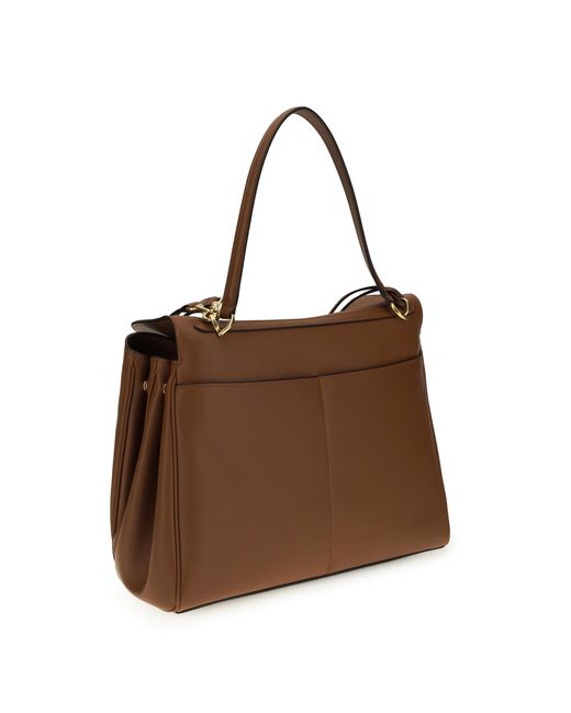 Balenciaga Brown Top Handle Shoulder Bag Rodeo Calf Leather