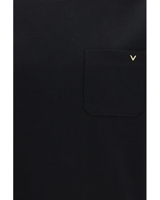 Valentino Blue Sweatshirt With Pocket And Vlogo Cotton; Polyester Sweatshirts for men