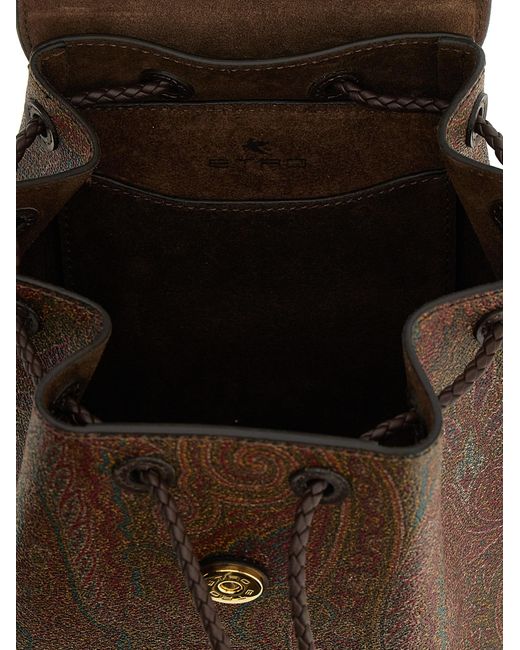 Etro Brown Essential' Small Backpack