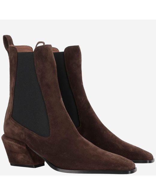 Paris Texas Brown Bettina 50 Leather Ankle Boots