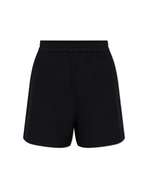 Jil Sander Black Shorts With Logo for men