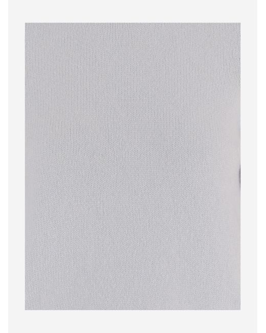Khaite Gray Cashmere Sweater