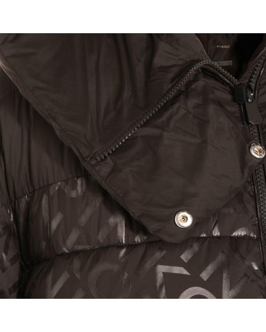 Pinko Black Down Jacket